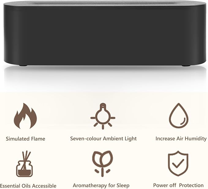 Flame Humidifier With Essential Oil