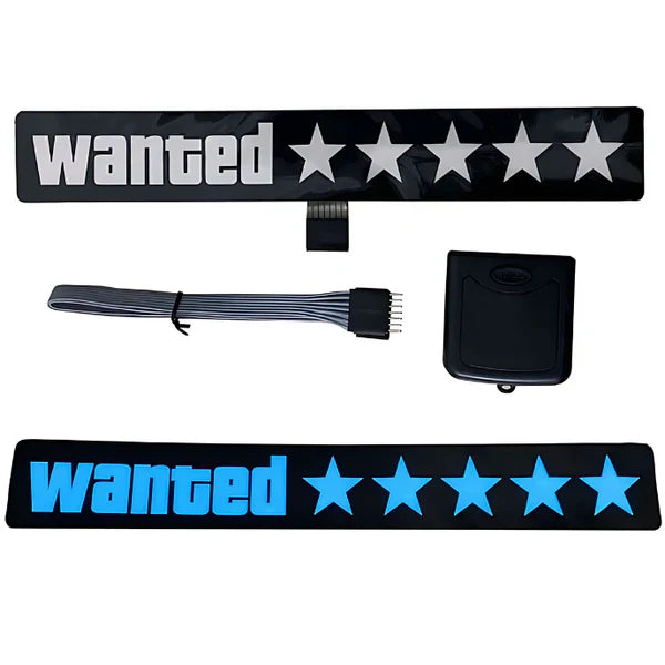 5 Stars Wanted Led Light