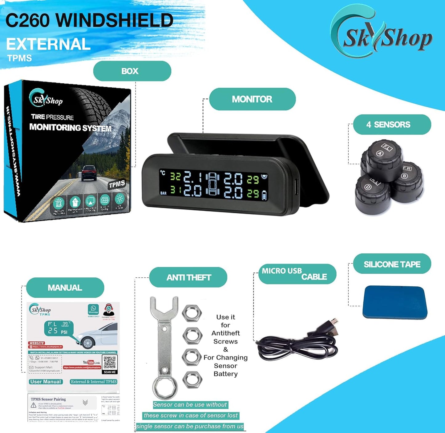 Skyshop Easy Tyre Monitor