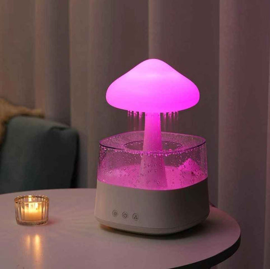 Rain Diffuser Humidifier Lamp by The Lyfe Store