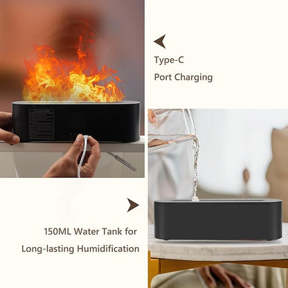 Flame Humidifier With Essential Oil