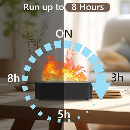 Flame Humidifier With Essential Oil