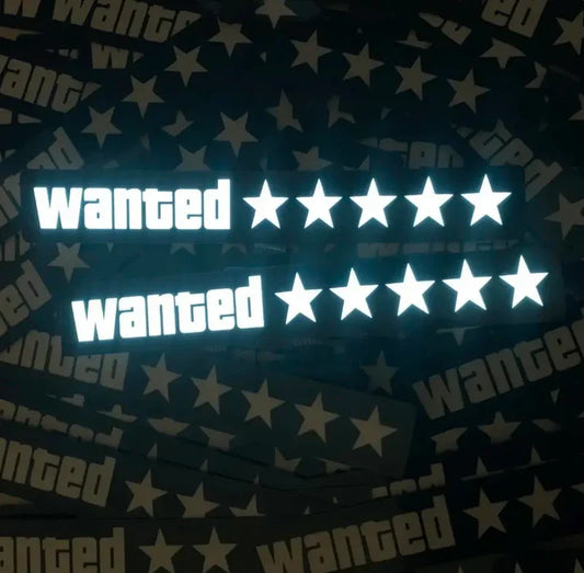 5 Stars Wanted Led Light