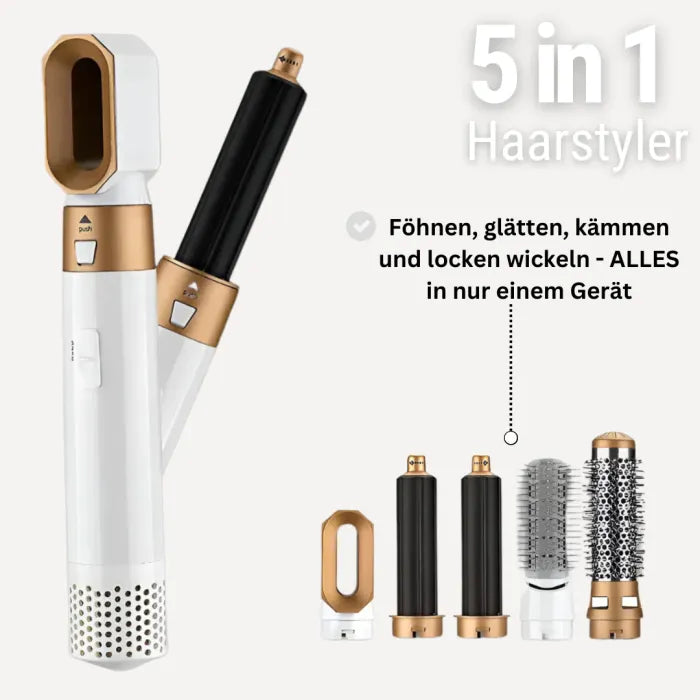 5 In 1 Styler Hair Dryer Comb